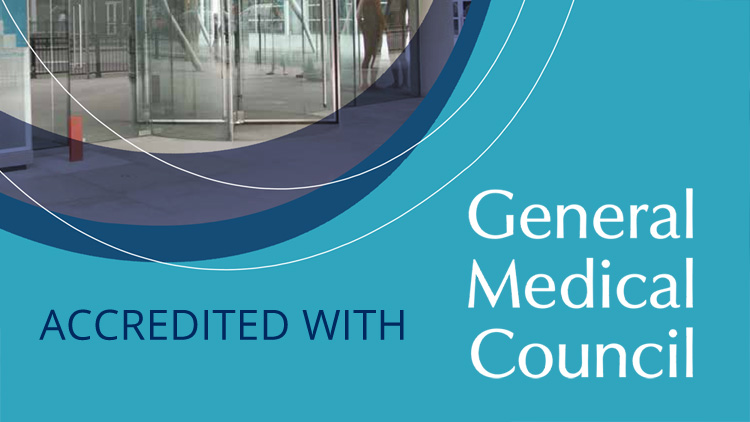 Accredited by the General Medical Council - British Vein Institute
